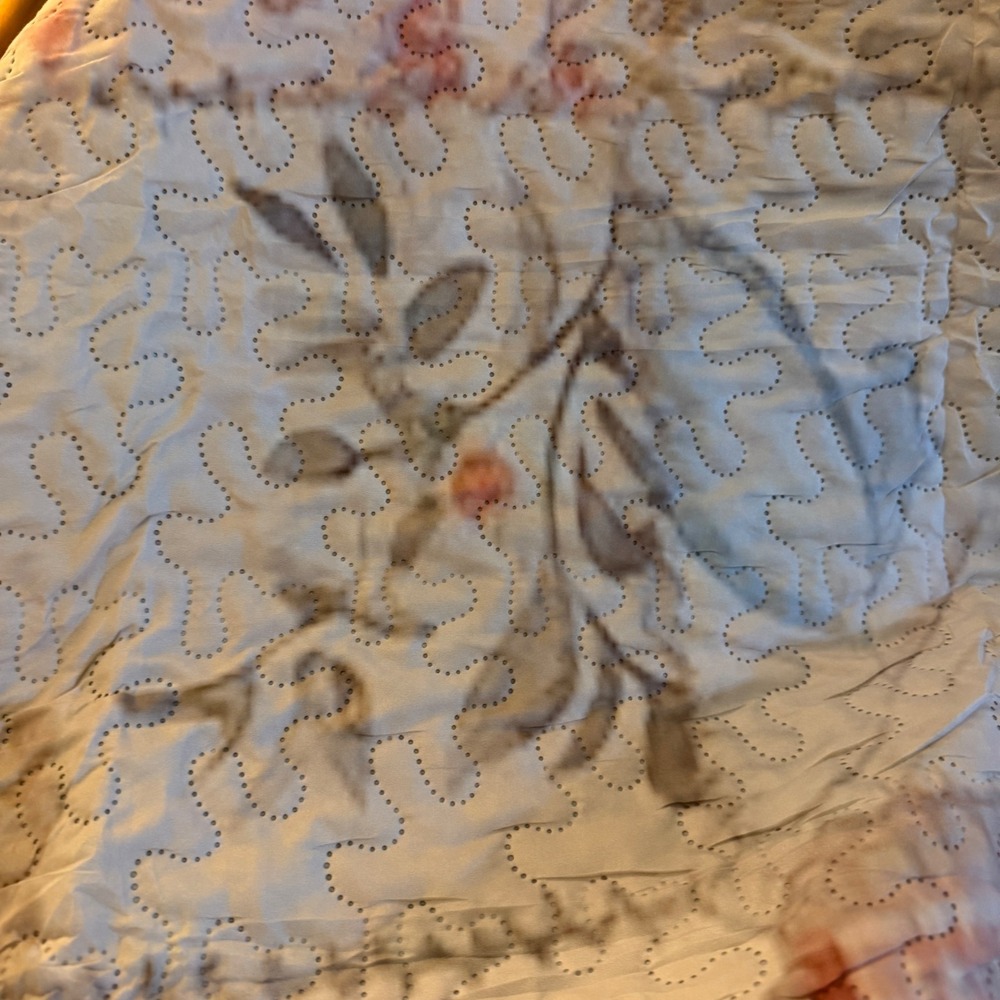 Floral Patchwork Quilt Multi Color Cottagecore Farmhouse Bedding 96" x 108" - Picture 10 of 15
